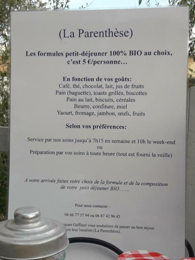 La Parenthese Sommières Exterior foto